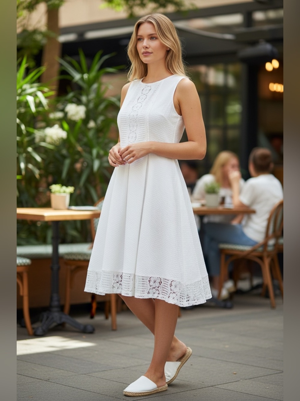 REWIND Dress white Sz S